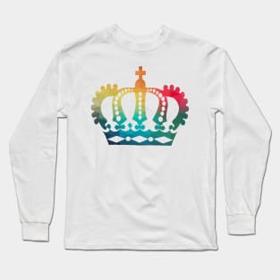 Rainbow crown Long Sleeve T-Shirt